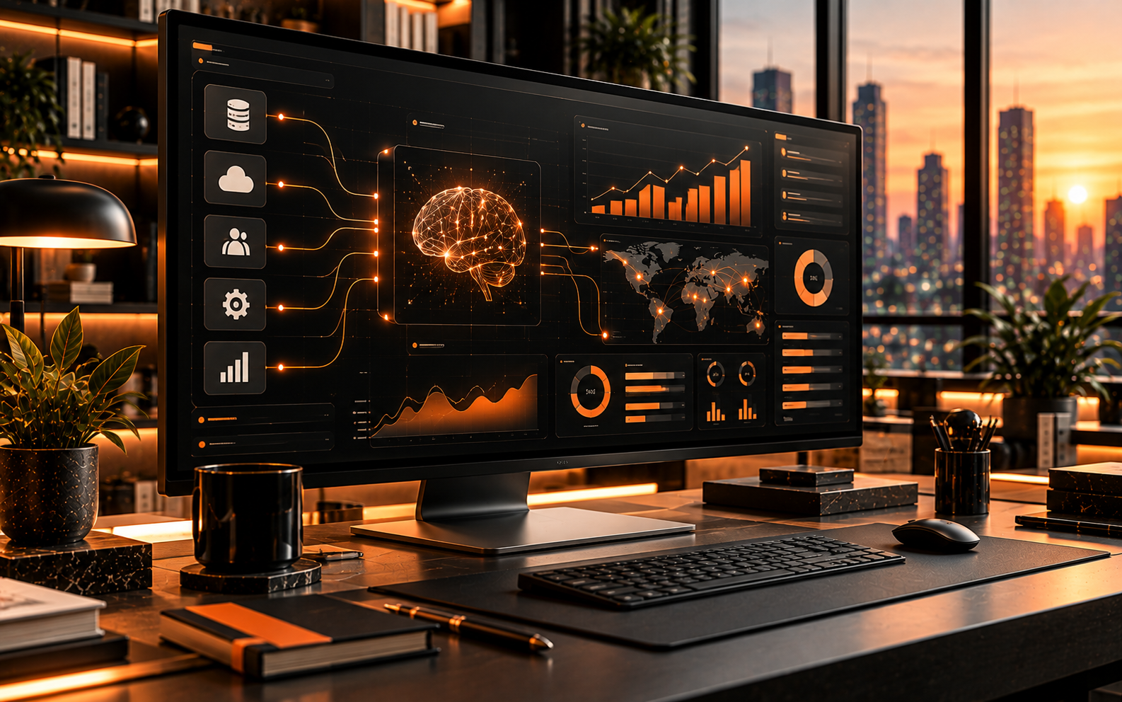 AI business intelligence and automation