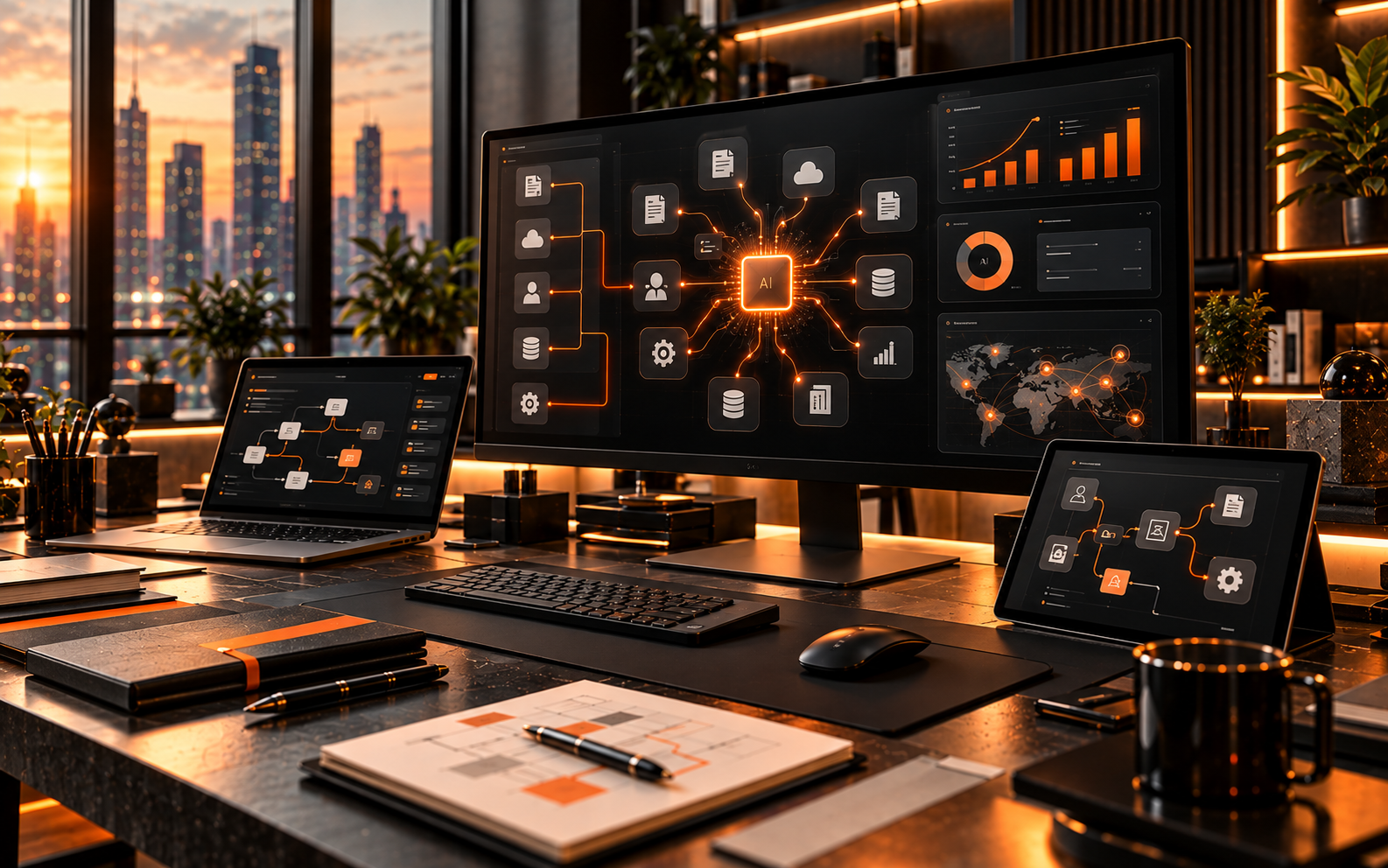 AI automation and smart business systems