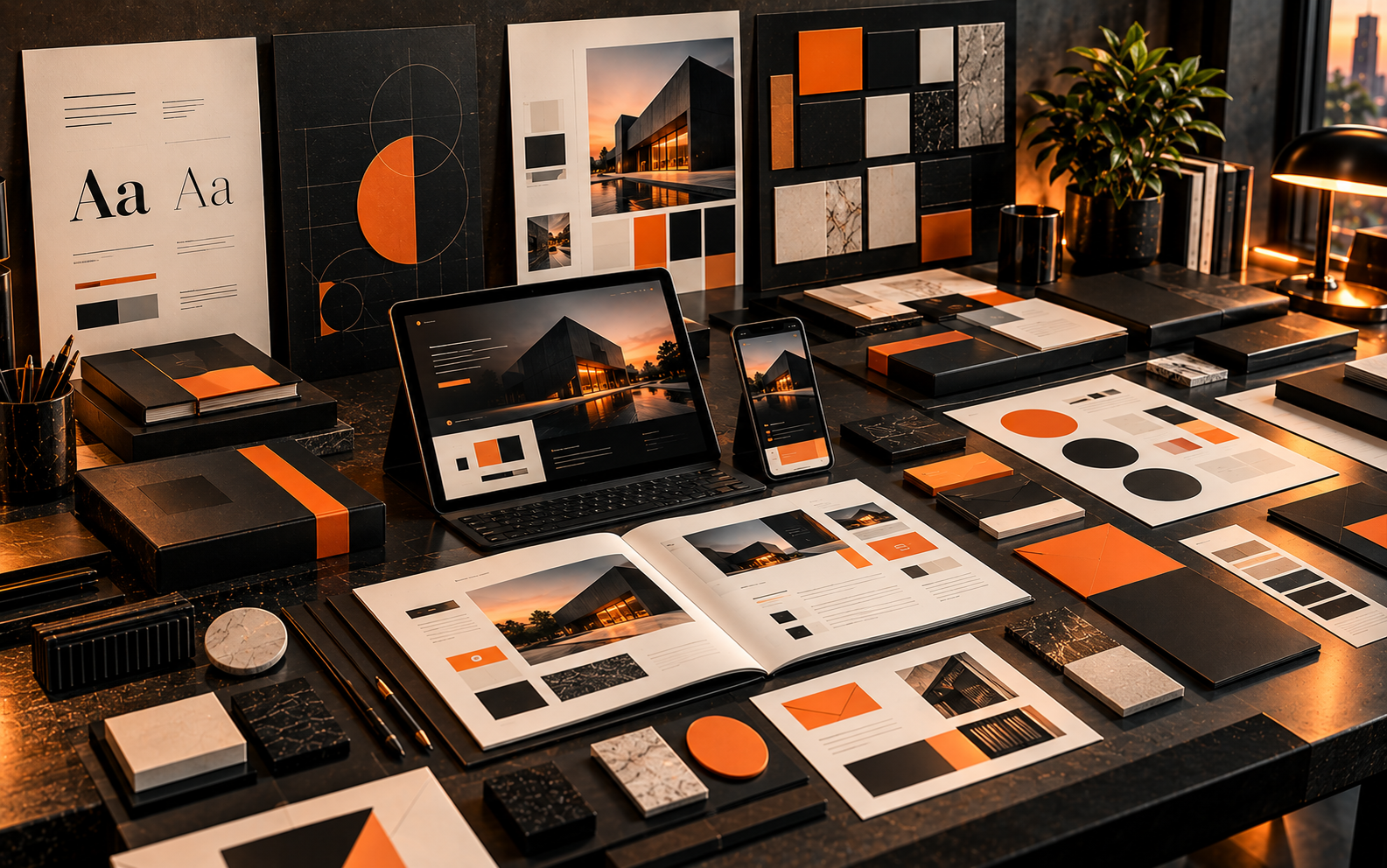 Brand visual system and design applications