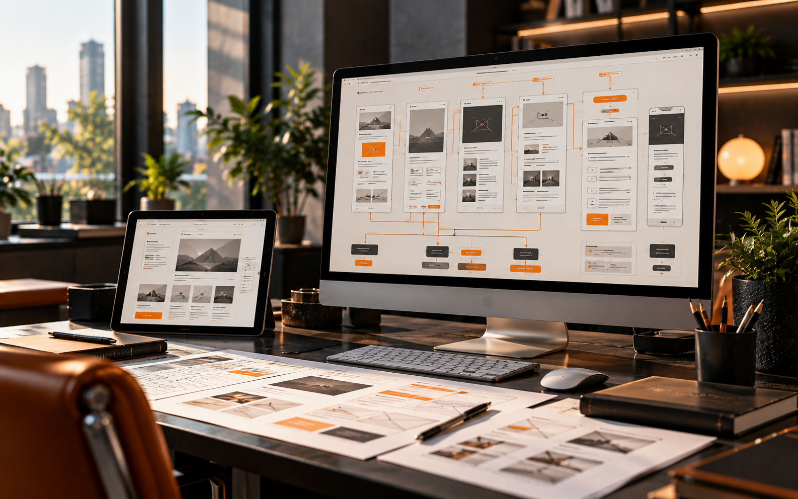 Business website structure and planning