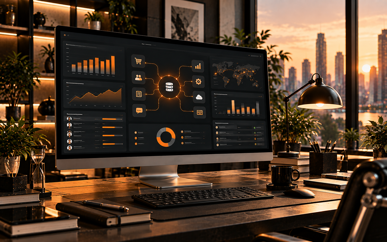 Custom software dashboards and business integrations