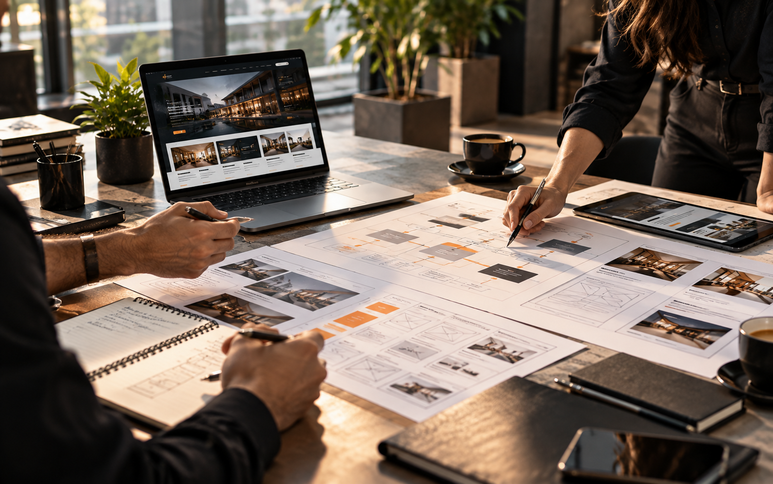 Website business goals and planning
